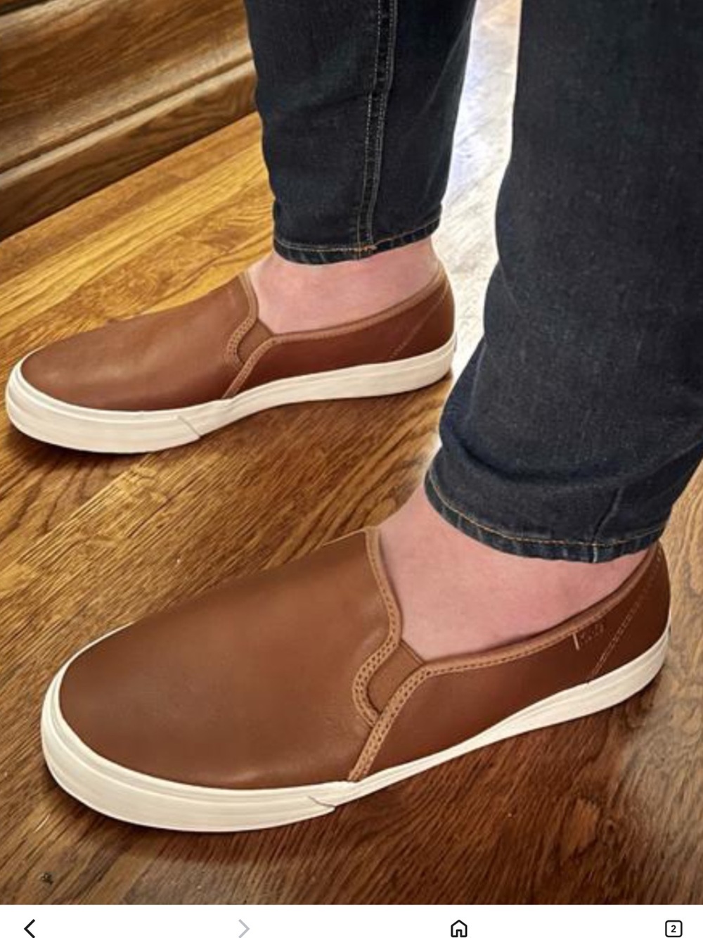 Keds Doubke Decker women’s Slip-On Casual Sneakers Brown 9 1/2 like new